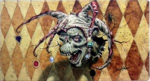 Dan Frazier: Undead Jester Playmat